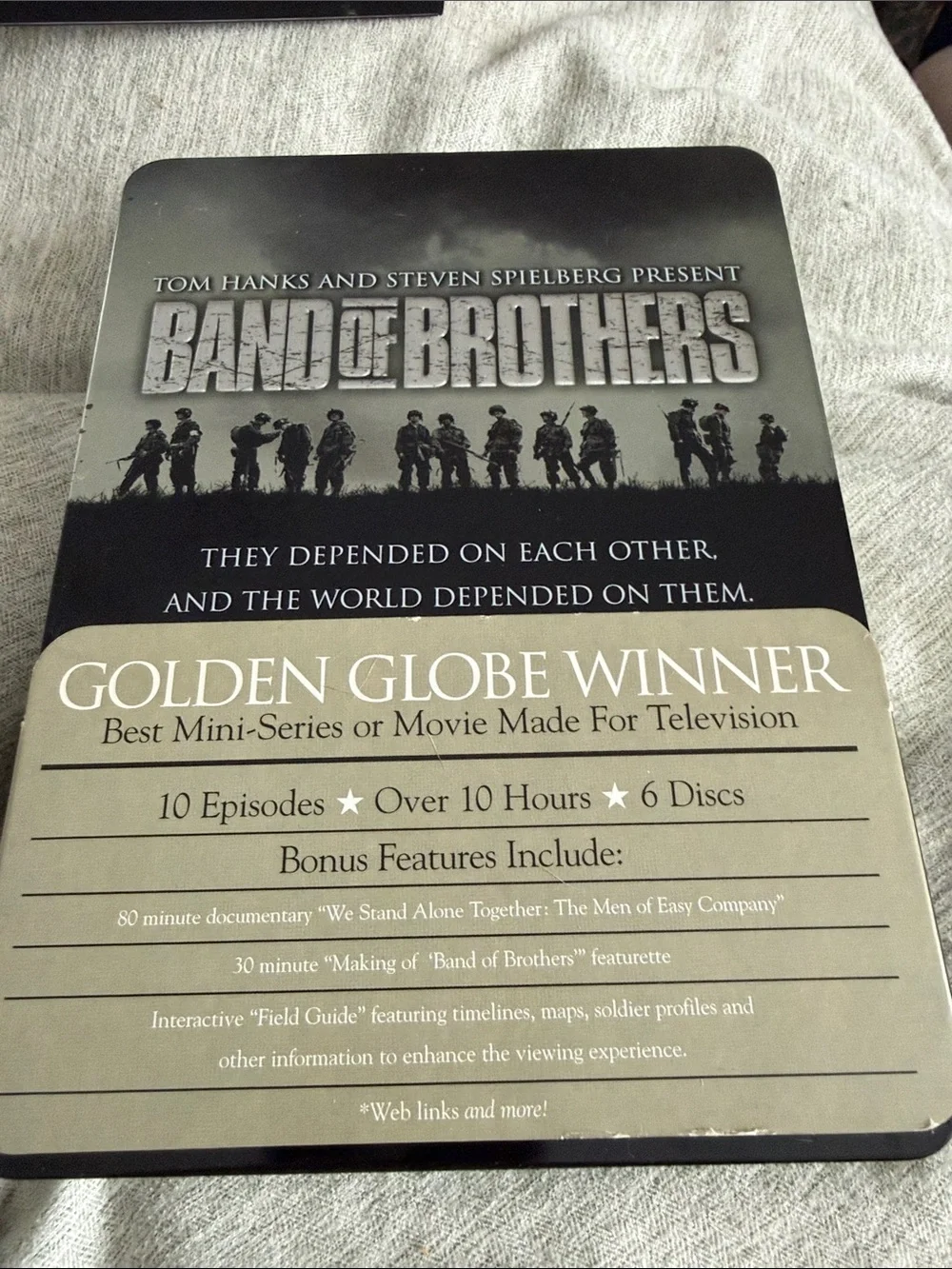 Dreamworks Band of Brothers Steelbook in Black and Tan